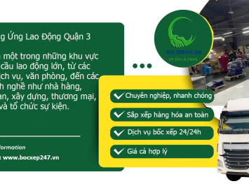 Bảng báo giá cung ứng lao động Quận 3
