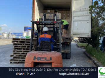 Dịch vụ bốc xếp hàng hóa quận 3 trọn gói, tiết kiệm