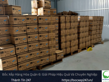 Dịch vụ bốc xếp hàng hóa quận 6 bảo đảm hàng hóa nguyên vẹn