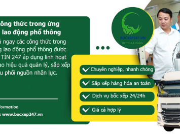 Các công thức trong ứng dụng lao động phổ thông