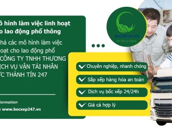 Các mô hình làm việc linh hoạt cho lao động phổ thông