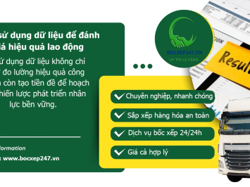 Cách sử dụng dữ liệu để đánh giá hiệu quả lao động