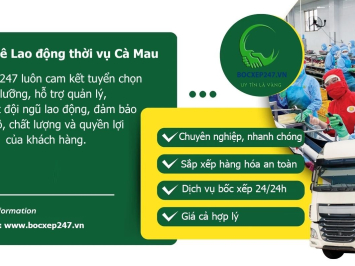 Bảng báo giá cho thuê Lao động thời vụ Cà Mau