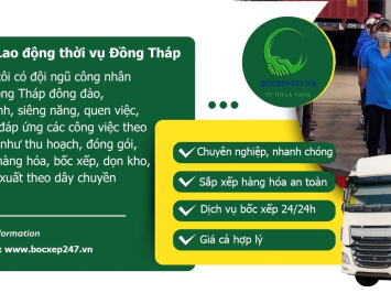 Bảng báo giá cho thuê Lao động thời vụ Đồng Tháp