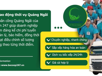 Bảng báo giá cho thuê Lao động thời vụ Quảng Ngãi