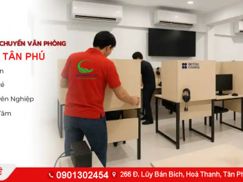 Dịch Vụ Chuyển Văn Phòng Quận Tân Phú Trọn Gói – Nhanh, Gọn, Uy Tín