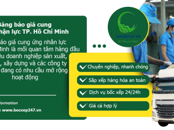 Bảng báo giá cung ứng nhân lực TP. Hồ Chí Minh