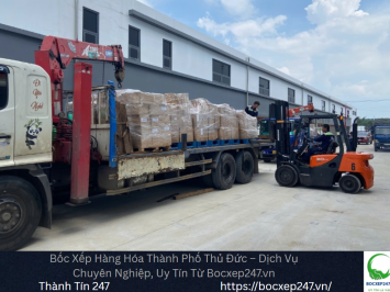 Dịch vụ bốc xếp hàng hóa Thủ Đức uy tín, giá rẻ