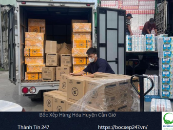 Dịch vụ bốc xếp hàng hóa Cần Giờ uy tín, tận tình dù xa trung tâm