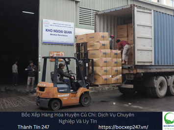 Dịch vụ bốc xếp hàng hóa Củ Chi uy tín, chuyên khu công nghiệp