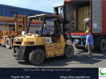 Dịch vụ bốc xếp hàng hóa theo giờ