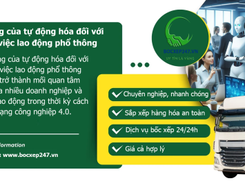 Tác động của tự động hóa đối với công việc lao động phổ thông