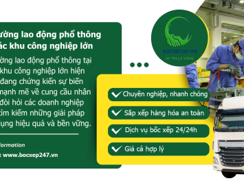 Thị trường lao động phổ thông ở các khu công nghiệp lớn