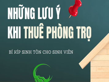 Thuê trọ lần đầu và những lưu ý mà sinh viên cần nên tránh