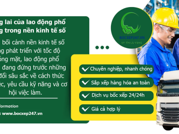 Tương lai của lao động phổ thông trong nền kinh tế số