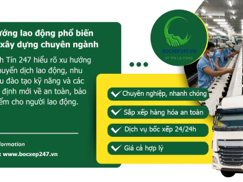 Xu hướng lao động phổ biến trong xây dựng chuyên ngành